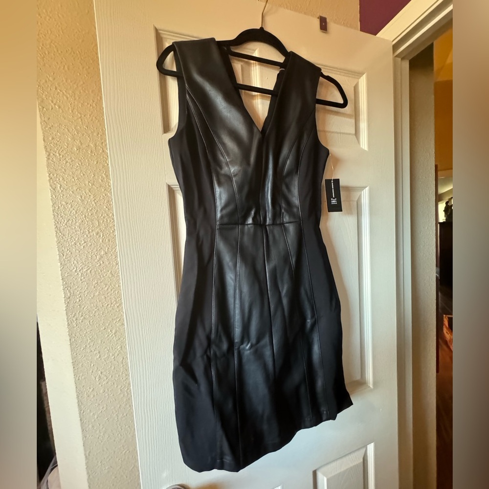 Faux INC  leather dress